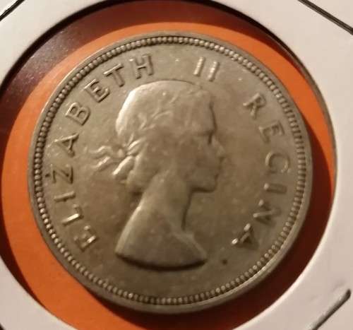 1958 SA Union 2/6 Half crown