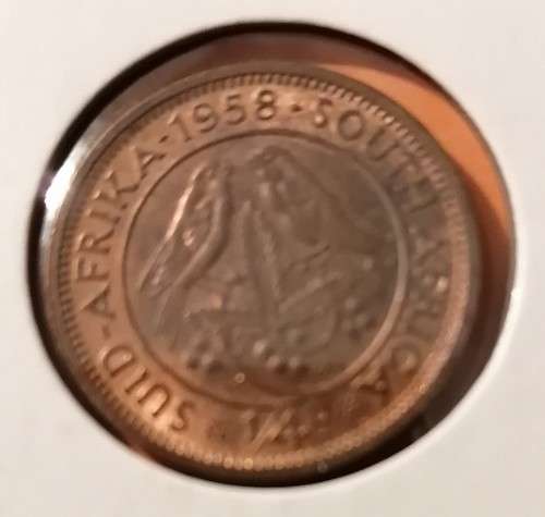 1958 SA Union 1/4 Penny Farthing  Very Nice
