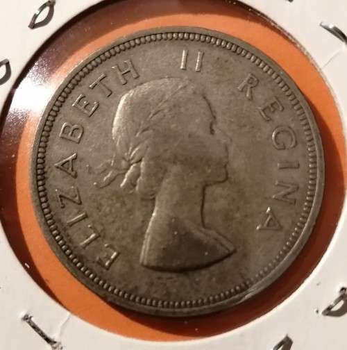 1959 SA Union 2/6 Half crown