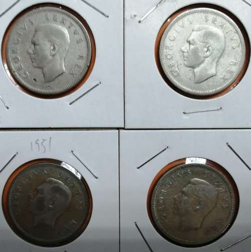 1951 SA Union 2 Shilling Floren