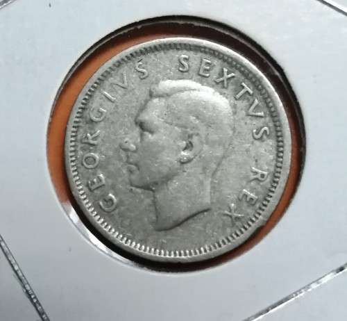 1951 SA Union 6D Sixpence