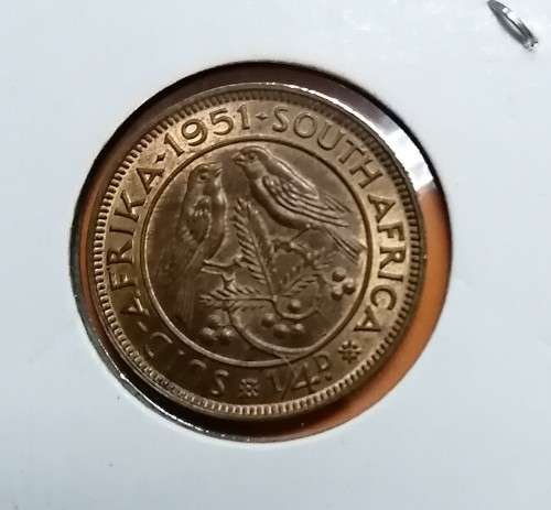 1951 SA Union 1/4 Penny Farthing UNC