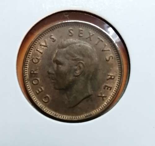1950 SA Union 1/4 Penny Farthing Very Nice