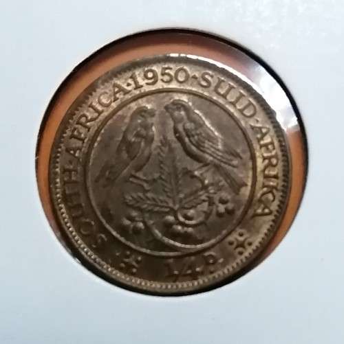 1950 SA Union 1/4 Penny Farthing Very Nice