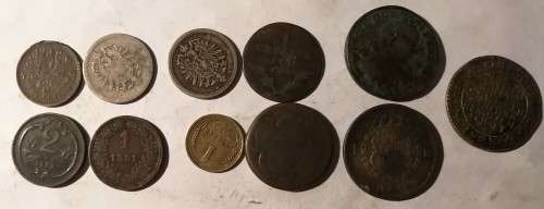 Old foreign coins