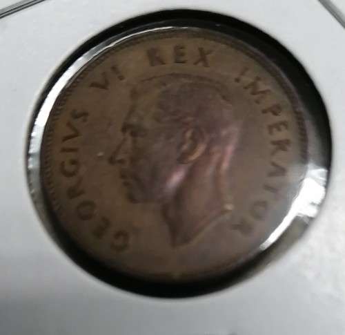 1945 Quarter Penny 1/4d