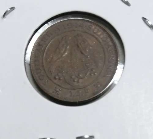 1944 Quarter Penny 1/4d very nice