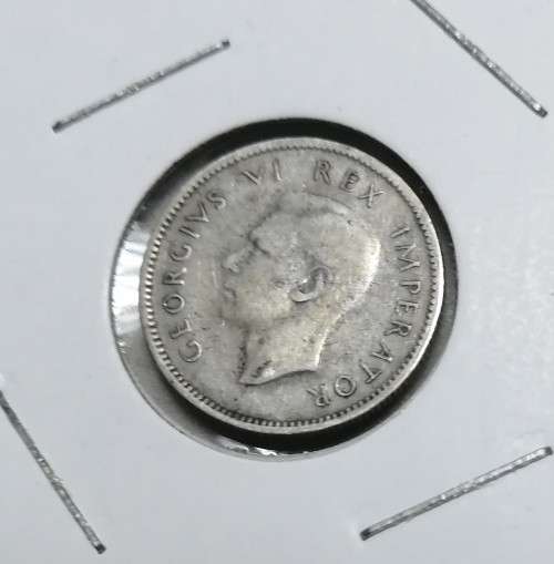 1944 six pence 6d