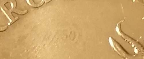 2017 Silver Krugerrand With 50 year mintmark in a setting