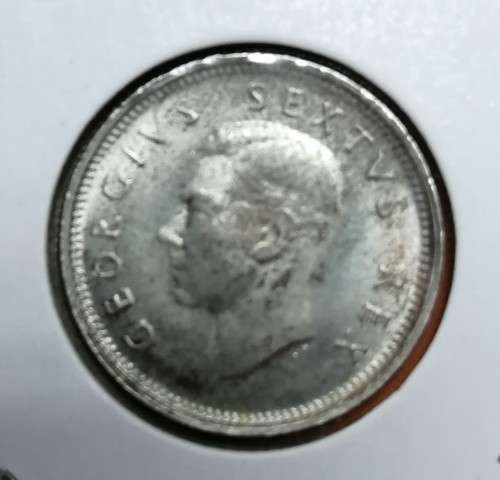 1952 SA Union 6d Six Pence UNC