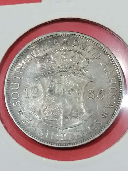 1936 SA Union 2/6 Half Crown