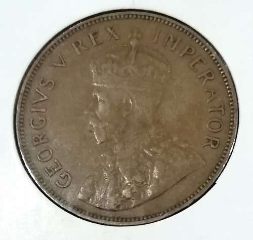 1935 SA Union One penny