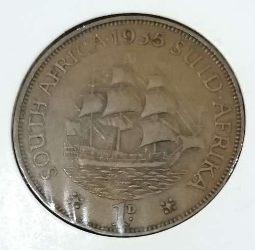 1935 SA Union One penny