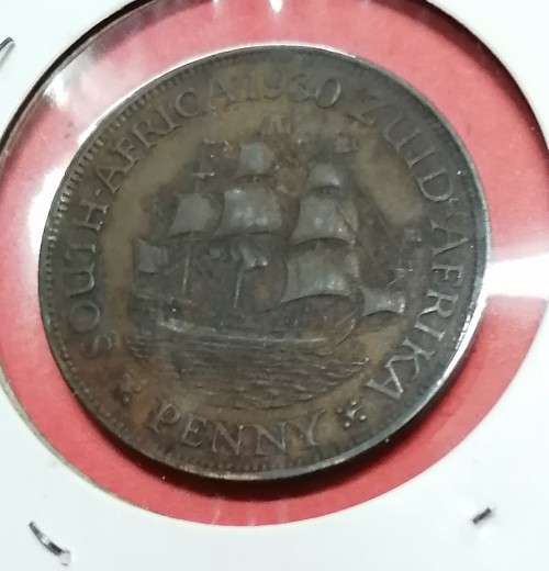 1930 SA Union One Penny