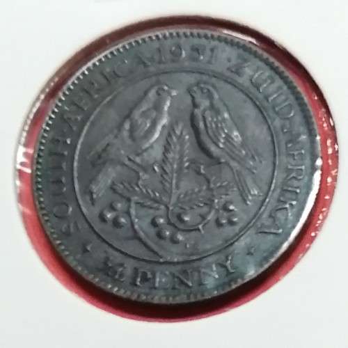 1931 SA Union Quarter Penny Zuid