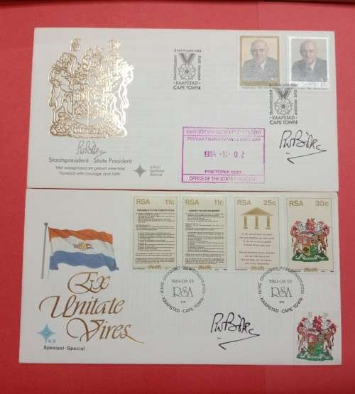 Past leaders in SA, some autographed