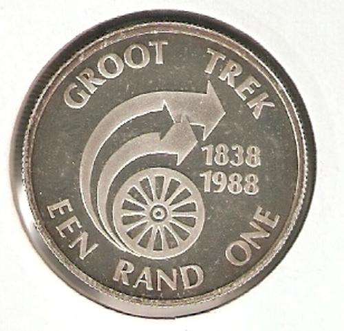 1988 Groot Trek Silver Proof R1