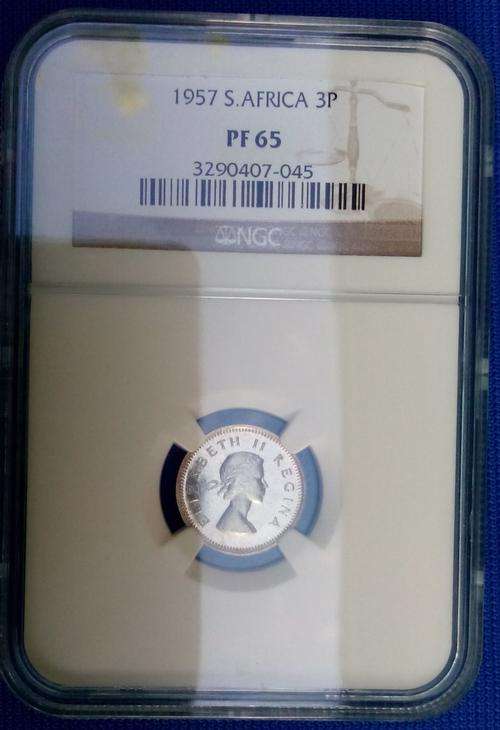 1957 Union Proof 3D Tickey NGC PF65