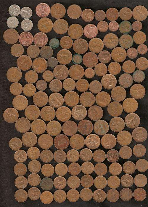 More than 100 Copper coins