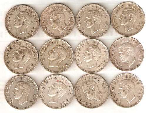Crown Sale!!! 12x1952 Crown(5 Shillings) set #16