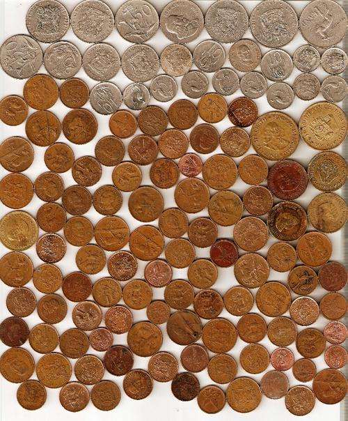 100 Old South African coins starting at .85 cents each