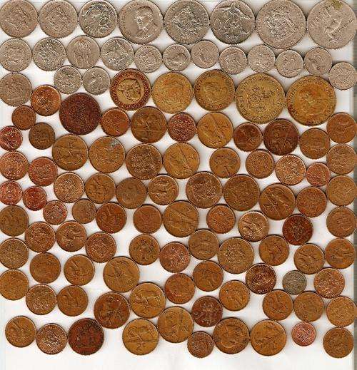 100 Old South African coins cheap - cheap