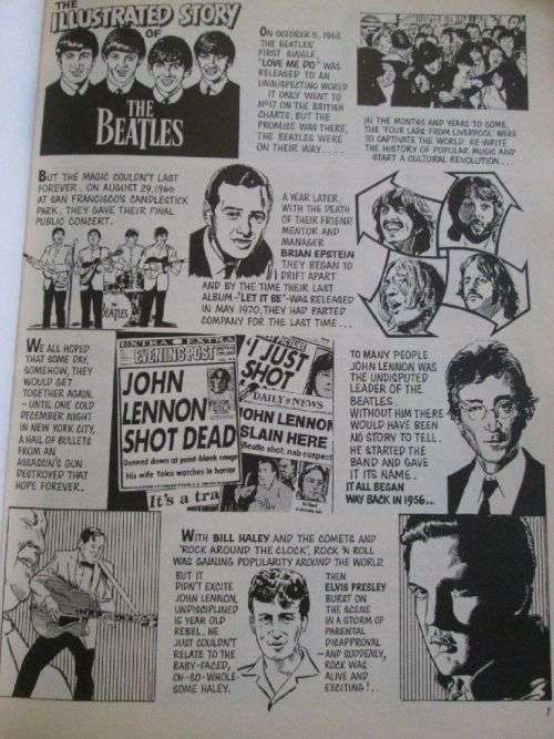 The Illustrated Story of the Beatles - John Metcalf - Illustrated by Nic Metcalf