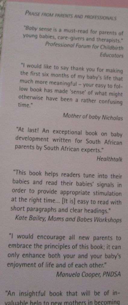 Baby Sense - Understanding Your Baby's Sensory World - the Key to a Contented Child