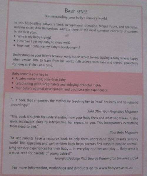 Baby Sense - Understanding Your Baby's Sensory World - the Key to a Contented Child