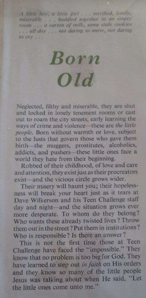 Born Old - David Wilkerson