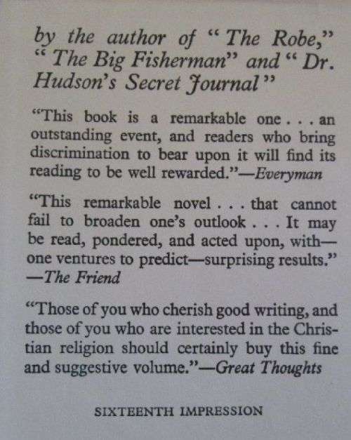 Magnificent Obsession - lloyd C. Douglas