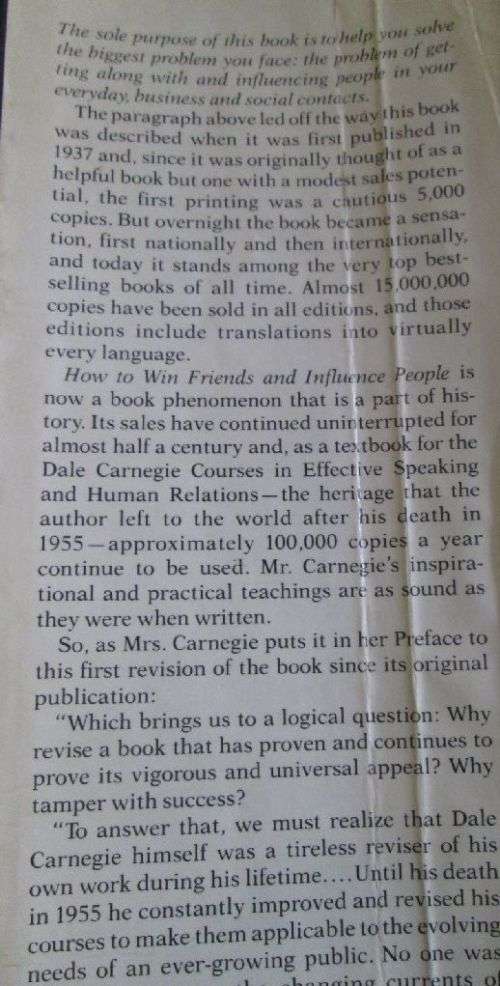 How to Win Friends and Influence People - Dale Carnegie