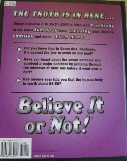 Ripley's Believe it or Not - Special Edition 2004