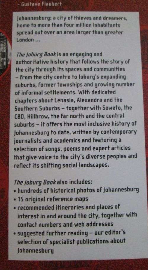 The Joburg Book - A Guide to the City`s History, People and Places - Nechama Brodie