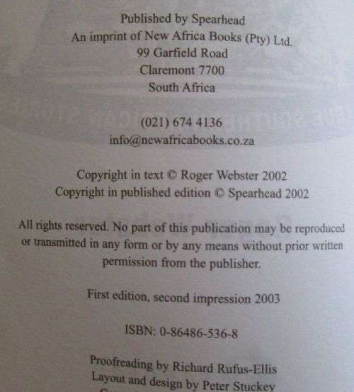 At the Fireside Vol 2 - True South African Stories - Roger Webster