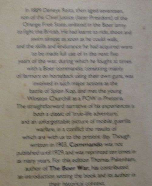 Commando - A Journal of the Boer War - Denys Reitz