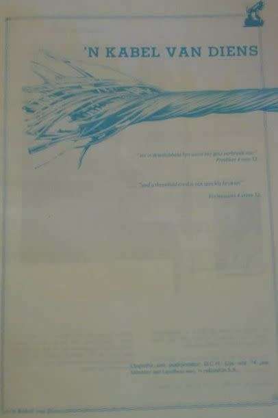n Kabel van Diens - 1929-1979 - O.T.K