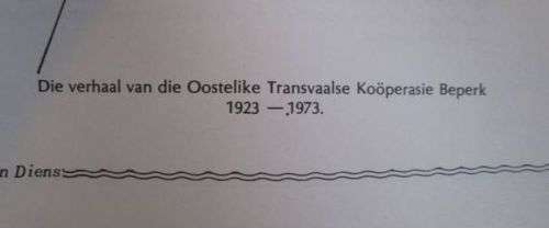 n Kabel van Diens - 1929-1979 - O.T.K