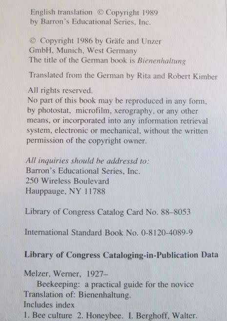 Beekeeping - A Complete Owner's Manual