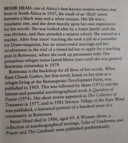 When Rain Clouds Gather - Bessie Head - African Writers Series