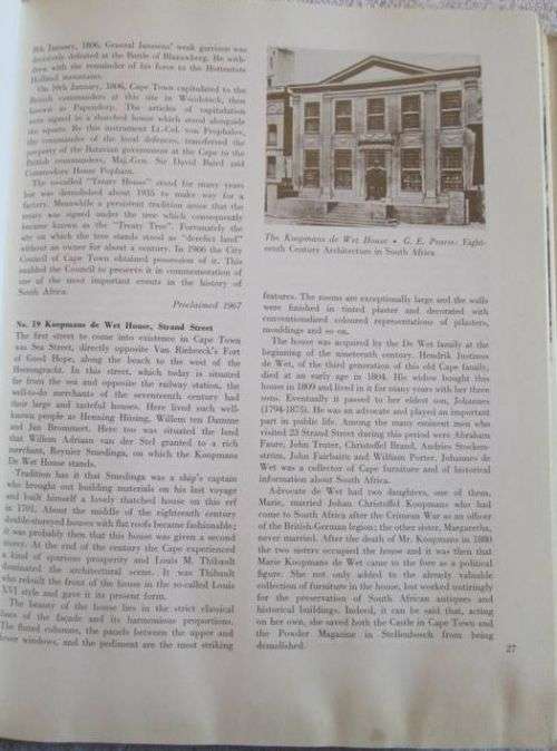 The Historical Monuments of South Africa - J.J. Oberholster