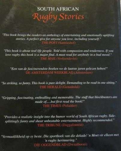South African Rugby Stories - Funny and True - Daniel Stander