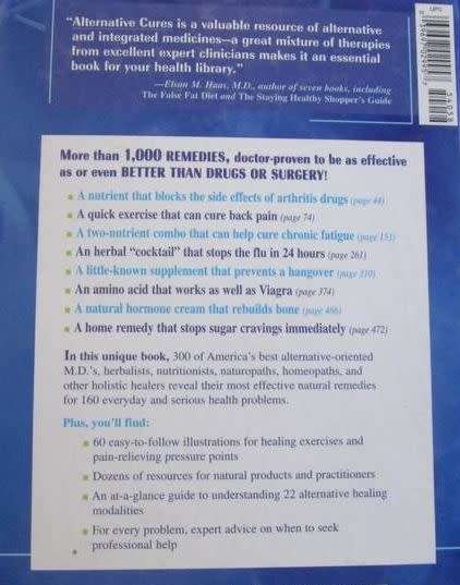 Alternative Cures from 300 of America's Top Doctors and Natural Healers - Bill Gottlieb