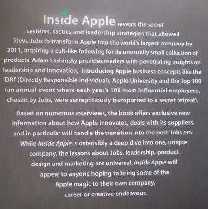 Inside Apple - The Secrets Behind the Past and Future Success of Steve Job`s Iconic Brand
