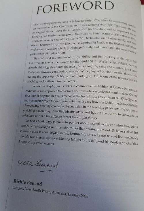 Bob Woolmer`s Art and Science of Cricket - Large Hardcover