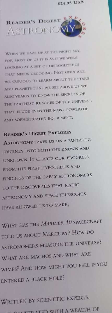 Astronomy - Reader`s Digest - Hardcover
