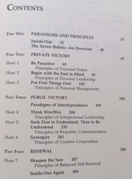 The 7 Habits of Highly Effective People - Stephen R. Covey - Hardcover - 358 Pages