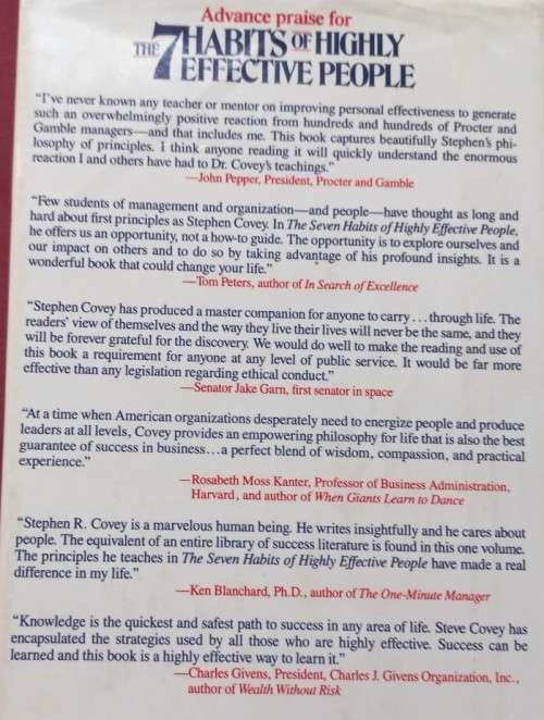 The 7 Habits of Highly Effective People - Stephen R. Covey - Hardcover - 358 Pages