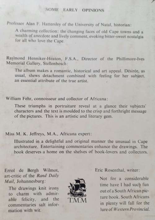 Western Provincial - Desiree Picton-Seymour and R. I. B. Webster - Hardcover - 78 Pages