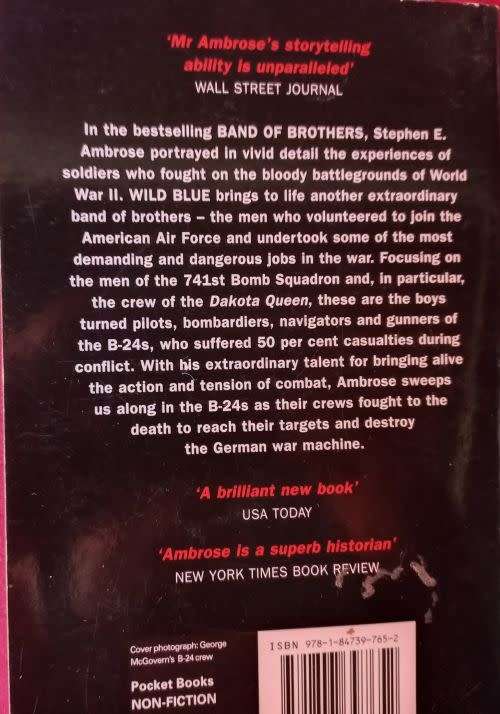 Wild Blue - Stephen E. Ambrose - Softcover - 299 Pages